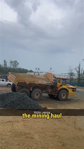Mining haul truck crushed a poorly parked supervisor's cart
