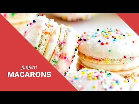 Funfetti Macarons