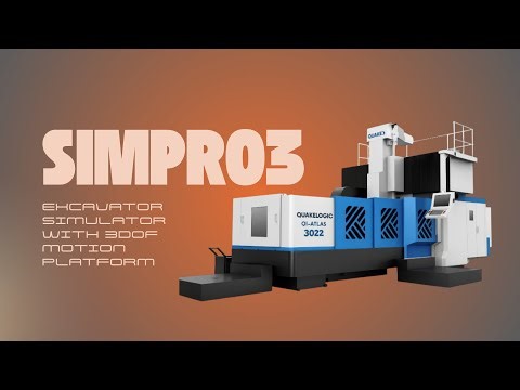SIMPRO3 Excavator Simulator with 3DOF Motion Platform