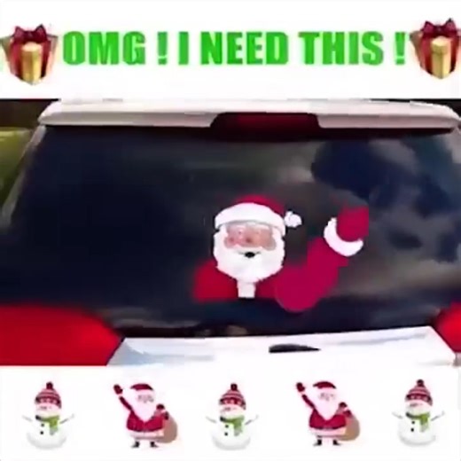 123 reactions · 16 shares | Christmas Wiper Sticker For Car  Reusable and Waterproof  3D Effect and Cute Pattern  Strong Adhesive Buckle Belt  Perfect Size | Fuelglovet | Facebook