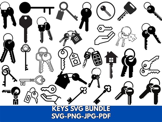 Key Svg Bundle, Key Png Bundle, Magic Key Svg, Vintage Key Svg, Lock Svg Cut Files for Cricut, Key Lock Svg, Key Cut Files, Lock and Key SVG - Etsy UK
