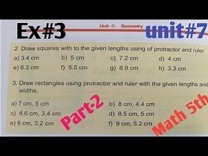 unit 7 Geometry Class 5th Maths Exercise 3 Ptb and kptbb new course 2023| Class 5th Math Part-2