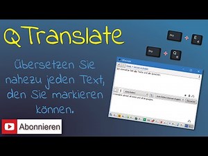 🌍 QTranslate 🌍 - einfacher kann übersetzen nicht sein!