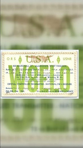 Exploring 1933 McMechen WV: A Glimpse of Amateur Radio History