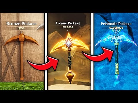 FULL PICKAXE UPGRADE GUIDE in The Forge!