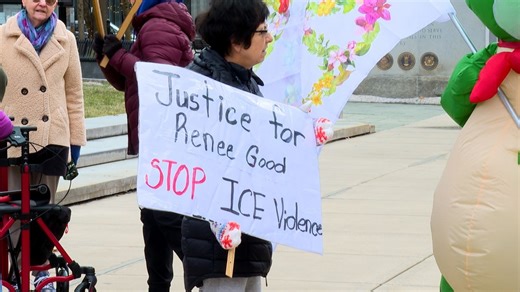 Local protesters rally in Downtown Scranton against ICE