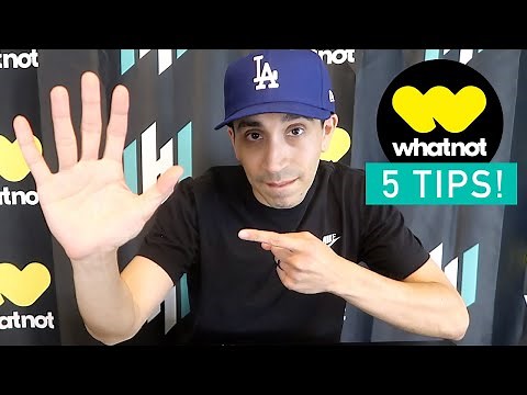 5 Tips to becoming a successful WHATNOT seller!