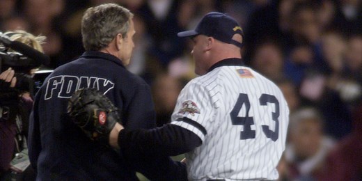 Revisiting Bush's 'perfect' 1st pitch after 9/11