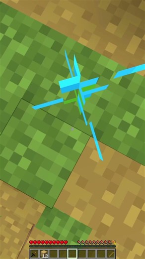 Minecraft but touching blue improves my graphics