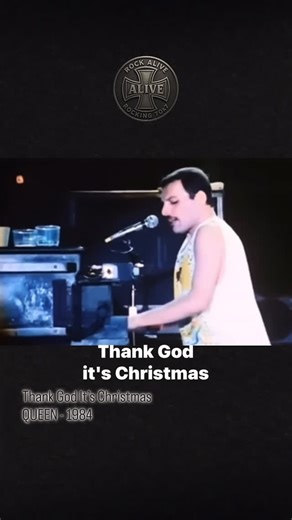 Rock ALIVE 70x7 on Instagram: "This is a tribute video “Thank God It’s Christmas” by Queen was released in 1984 as a standalone single, recorded during sessions around the The Works era, though it was not included on the original album. Written by Brian May and Roger Taylor, the song reflects on peace, unity, and relief at the end of a difficult year, blending Queen’s signature harmonies with a reflective, seasonal mood. A notable curiosity: despite being a Christmas song, it avoids typical holi