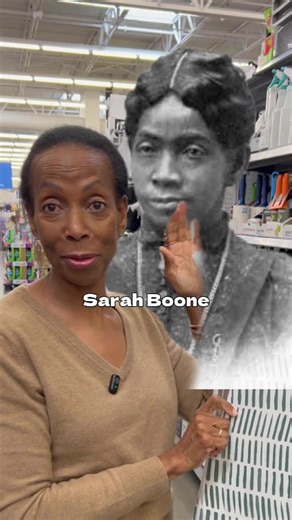 Did you know that Sarah Boone perfected the modern day ironing board? Ironing out the truth! #eachoneteachone