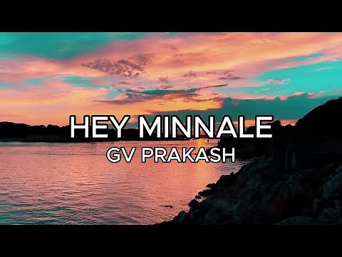 Hey Minnale song (Lyric video) | GV Prakash |Haricharan & Shweta Mohan