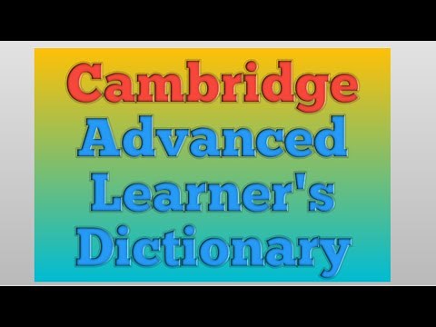 How To Install Cambridge Advanced Learner's Dictionary