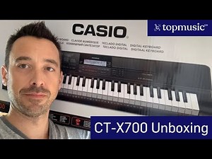 Unboxing the Casio CT-X700 Portable Keyboard Piano