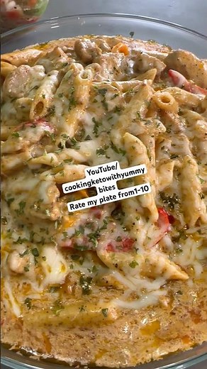 Homemade Jamaican chicken Rasta pasta!!