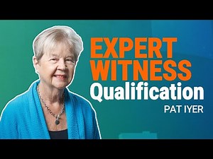 Nursing qualifications for being an expert witness - Pat Iyer