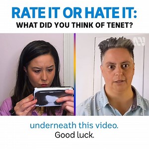12K views · 29 reactions | Love it, loathe it, or just confused? Nina Oyama and Geraldine Hickey want to know what you think of Christopher Nolan’s divisive latest film, Tenet. Drop your thoughts in the comments below, or upload a video review with the hashtag #OpenSourcedReview | ABC iview | Facebook