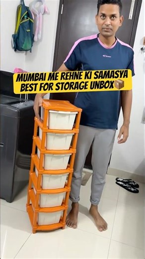 📍Mumbai me Storage ki Problem😢 | Drawer Unboxing 📦 & Assembling #shortvideo #therealfarzana