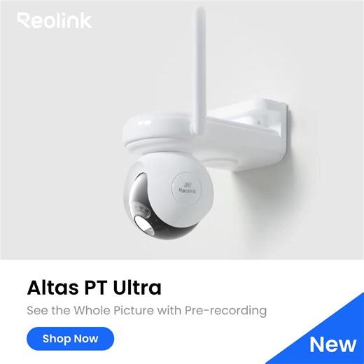 🌟Introducing our brand upgrade and discover the groundbreaking 4K Pre-Recording Camera! 📹4K UHD Pre-Recording 🌙ColorX Night Vision 🔍360° Coverage & Auto-Tracking | Reolink