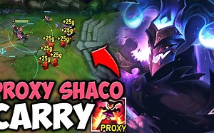 How to carry from Behind as Shaco! (PROXY FARMING SHACO)