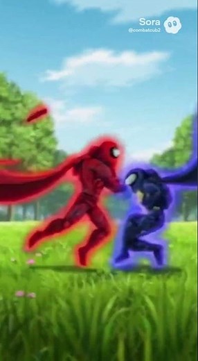 Among Us Animation: Red Vs Dark Blue Imposter Battle