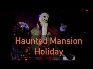 Nightmare Before Christmas Haunted Mansion Holiday at Disneyland CA POV Ride Video from July 2024 HD