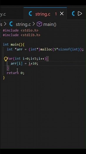 malloc in c | dynamic memory allocation | #coding #c