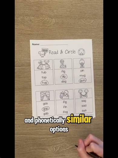 Find the Word! – A Fun CVC Decoding Activity for Kindergarten