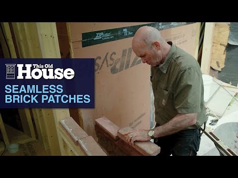 Patching Brick, Matching Mortar | This Old House