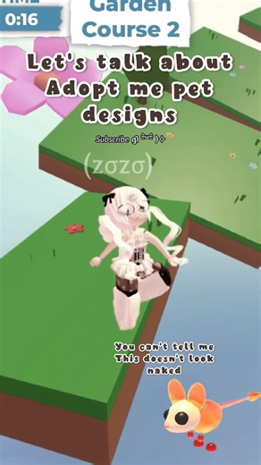 The new adopt me pet looks naked!! #roblox #feed #adoptme