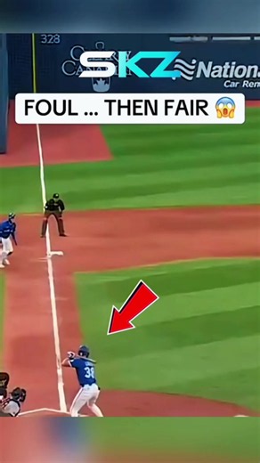 Nobody Expected This Ball to Stay Fair — Baseball Odd Play Explained