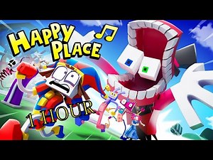 WACKY WORLD 2 - "Happy Place" - Digital Circus Music Video 1 Hour [Version B]