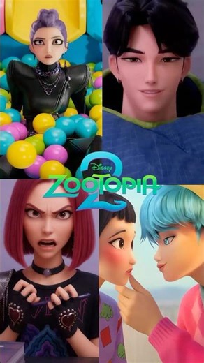 K-pop Demon Hunters💖 with Zootopia 2🦓🦊🐰 #kpopdemonhuntersedit #zootopia2 #judyhopps #nickwilde