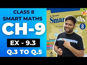 Smart Maths Class 8, Chapter - 9|| Exercise 9.3 || Algebraic Expression and Identities