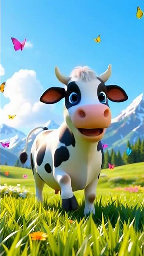 Funny Baby Duck & Cow Dance Video | Cute Baby Animals Dancing Shorts | Viral Funny Dance Video 2025