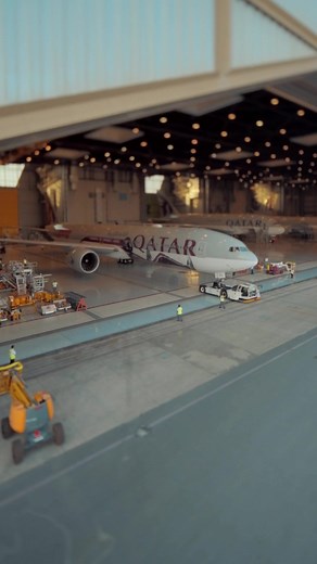 Qatar Airways presents the making of the F1® livery ✈️ x 🏎️ #QatarAirways #DriventoPerfection #F1 #Livery #Aviation #MakingOf #BehindTheScenes #Boeing #B777 #Aircraft