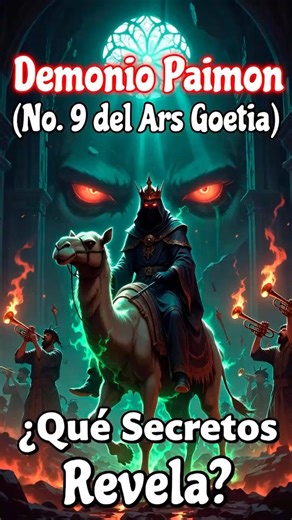 Demonio Paimon (No. 9 del Ars Goetia) – ¿Qué Secretos Revela? #arsgoetia #mythology #viral