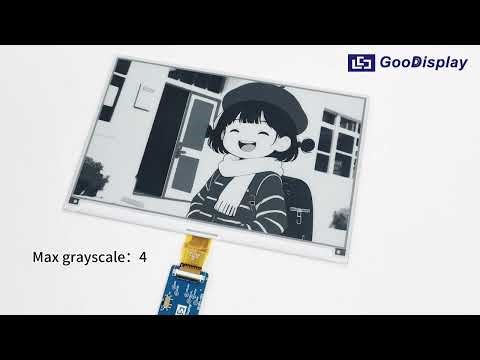 7.5inch E-Ink Screen Module 4-Grayscale 800x480 E Paper Display HAT Fast Refresh 1.5s SPI Interface