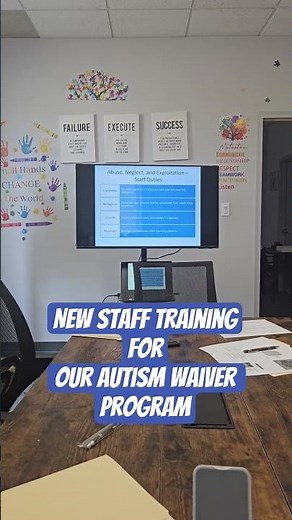 New staff training for Our Autism waiver program