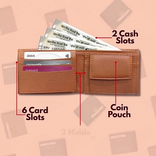 Gift Personalized Premium Faux Leather Wallet for Men | The Wallet Store