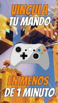 Como VINCULAR y CONFIGURAR mando para jugar MINECRAFT JAVA en menos de 1 MINUTO