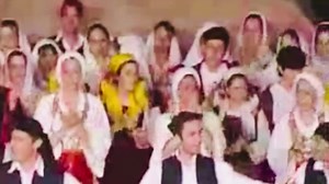 Tsamiko or Kleftikos is a #Greek #dance that follows a strict and slow tempo done to #music of 3/4 metre, not emphasising the steps, but more so the “attitude, style and grace” of the dancer. The dancers hold each other from each other’s hands, bent 90 degrees upwards at the elbows. Strength required if you are supporting the first or last person of the line (or circle) who will lean on you to perform high acrobatic leaps usually kicking their right leg up followed by the left in a scissor-like 