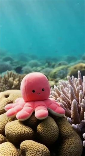 Ollie's Ocean Quest: Saving Coral Reefs with a Cuddly Octopus Friend