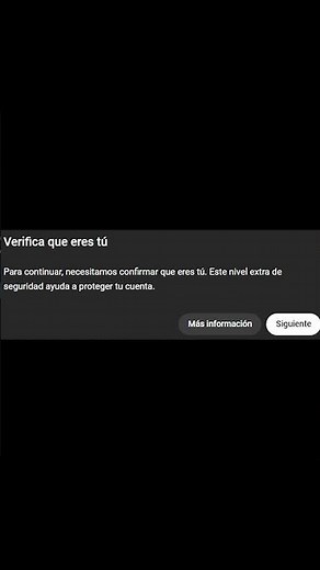 Solucionar: Para continuar, necesitamos confirmar que eres tú. Este nivel extra de seguridad ayuda..