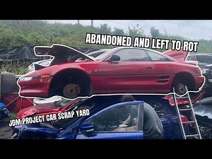 Exploring a UK Scrapyard | Hidden JDM cars left to rot!