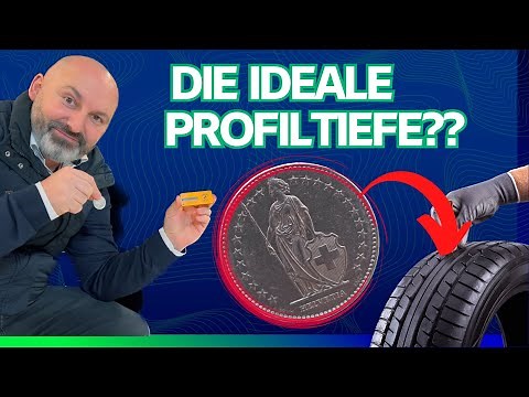 Profiltiefe am Reifen RICHTIG messen (Anleitung)