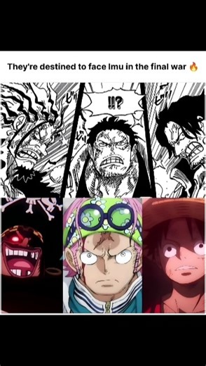 Destined to stand against the world itself. #onepiece #luffy #blackbeard #anime #shorts #fyp