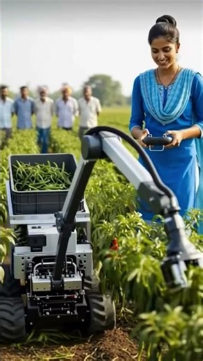 Green Chillis Harvesting Machine Agriculture Indian Technology | #farming #harvesting #agriculture