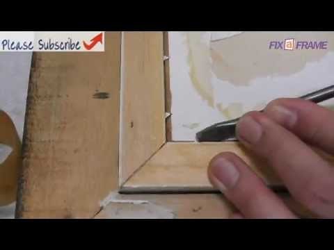 How To Remove Old Picture From A Picture Frame