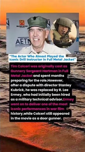 "The Actor Who Almost Played the Iconic Drill Instructor in Full Metal Jacket".#shorts#celebrity